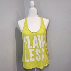 City Streets women's large yellow "flawless" tank top